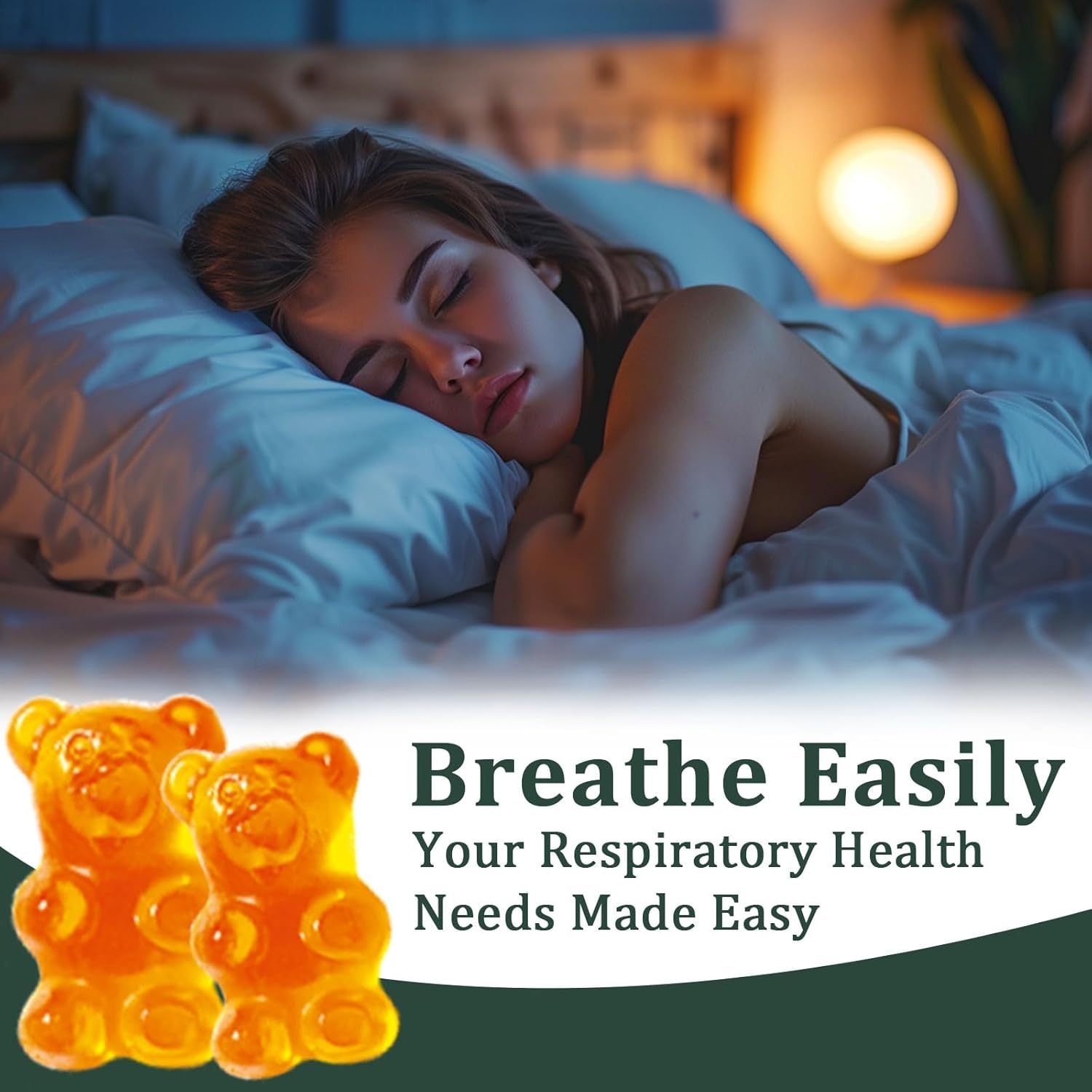 Mullein Gummy Mullein Leaf Extract For Respiration&Digestive Health 60 Count