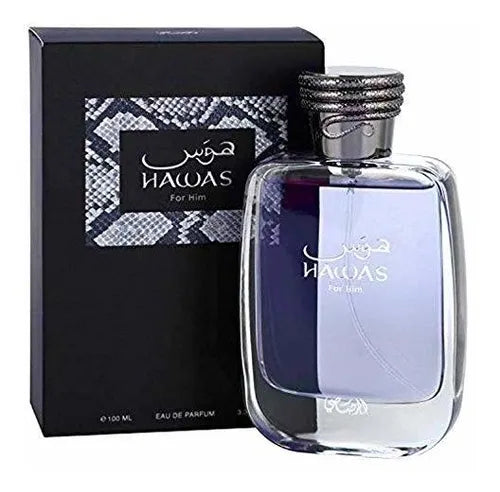 Rasasi Hawas Elixir EDP 100ml / 3.4oz – Amber Woody Unisex Perfume, Long-Lasting Fragrance | Shop at AJPrime.shop AJ PRIME