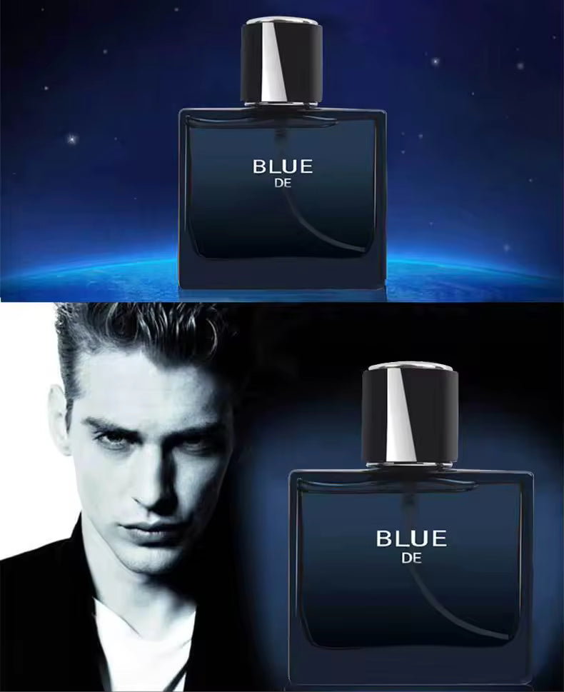 "Classic Blue & Black EAU DE PARFUM for Men – Pheromone-Infused Azure Fragrance Body Spray" AJ PRIME