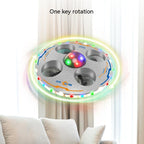 Remote Control Flying Saucer Drop-resistant Luminous Children UAV Toy