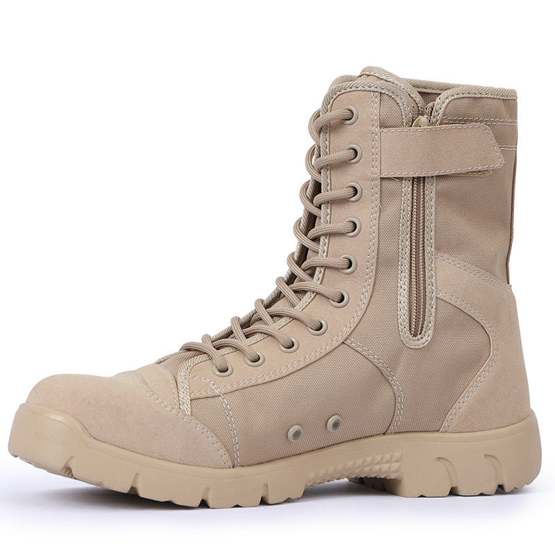 Outdoor High-top Breathable Canvas Men's Boots