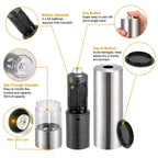 Electric Salt Pepper Grinder With Light Adjustable