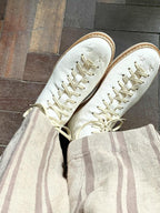 Leather Casual Shoes Platform Boxing Board Shoes