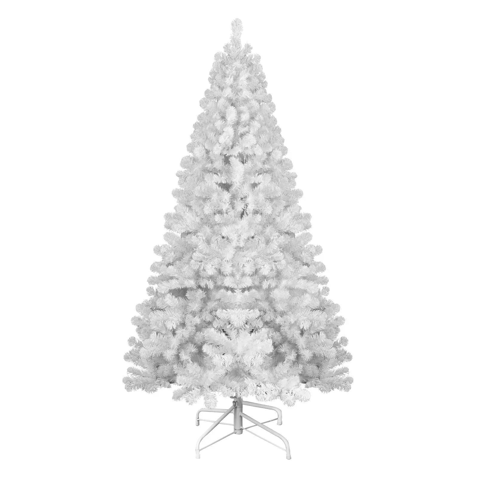 5-foot White Christmas Tree With Memory Wire, 498 Hinged PVC Branch Tips, Easy-to-assemble Festive Christmas Tree, Suitable For Indoor Decoration Decorations Not Included - The Premium