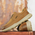 Autumn New Casual Leather Shoes Men's Fashionable All-match Fashionable Shoes Lightweight