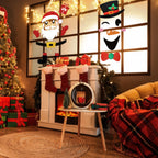 2PCS Christmas Felt Door Stickers Decoration - The Premium