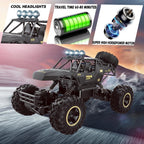 UK 4DRC Rc Car Rock Crawler Rechargeable Off Road Truck 4WD , Metal Shell LED Headlights RC Remote Control Off Road Car Truck,Logistics Is Randomly Sent By EVRI,DPD,Amazon Logistics,Royal Mail