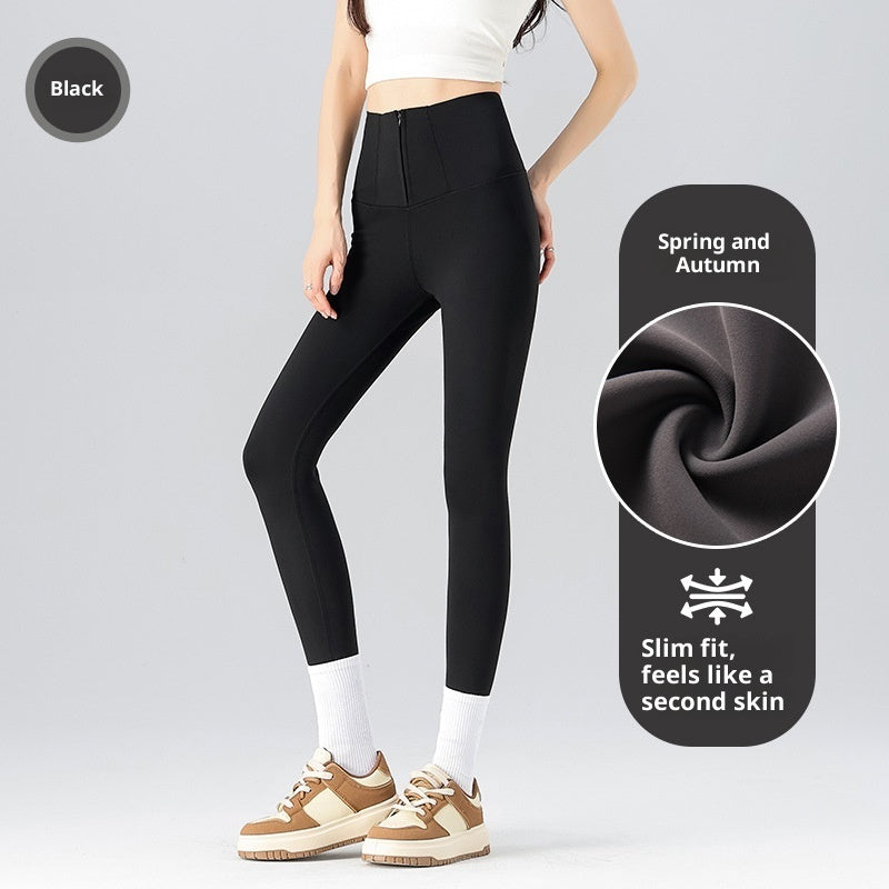 Women's Shark Pants For Autumn And Winter, Fleece-lined And Thickened