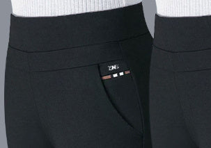 Tight High Waist Female Straight-leg Trousers