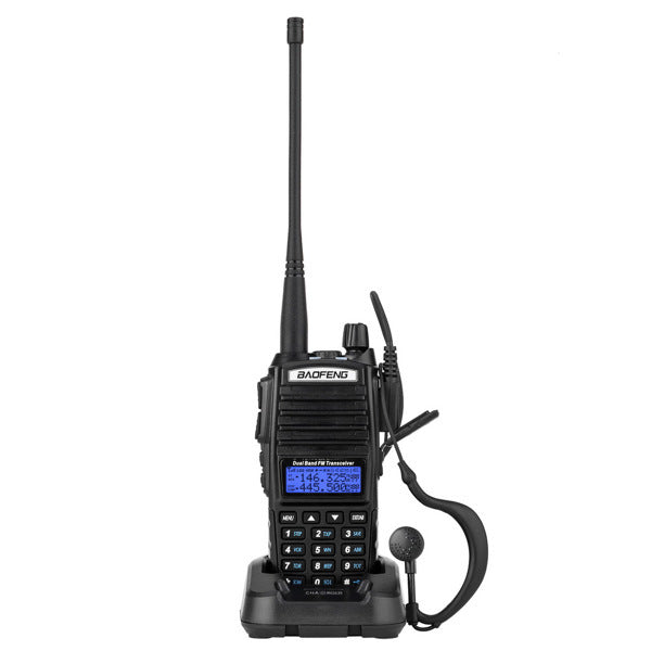 US Standard UV-82 5W 2000mAh Analog Walkie Talkie Split Charging With Earphones