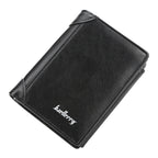 Wallet Men's Short Korean Version Of The Vertical Multi-card Position Three-fold Small Wallet Thin Buckle Coin Purse