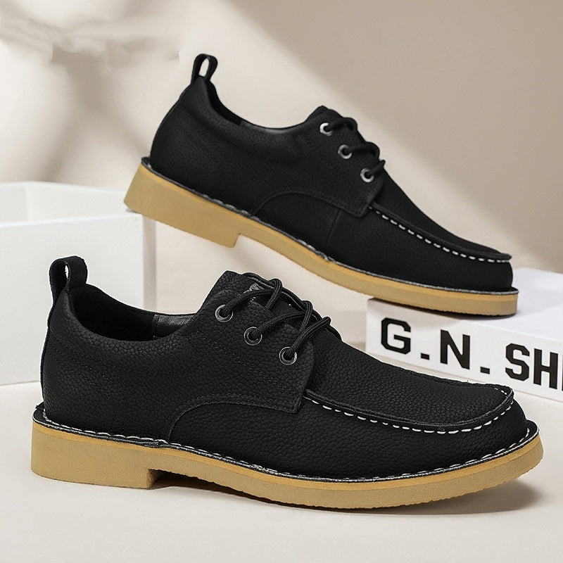 Autumn New Casual Leather Shoes Men's Casual Daily