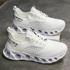Large Size Autumn Fly Woven Mesh Casual Running Shoes