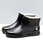 Men's Short Waterproof Plus Size Rain Boots