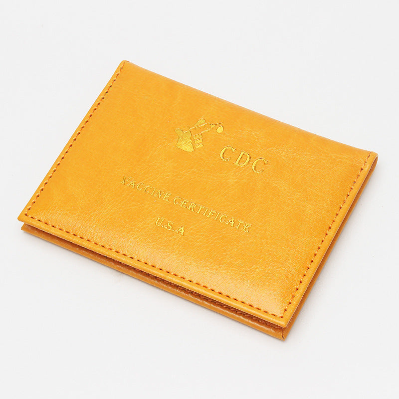 CDC Vaccination Protective Sleeve Card Holder