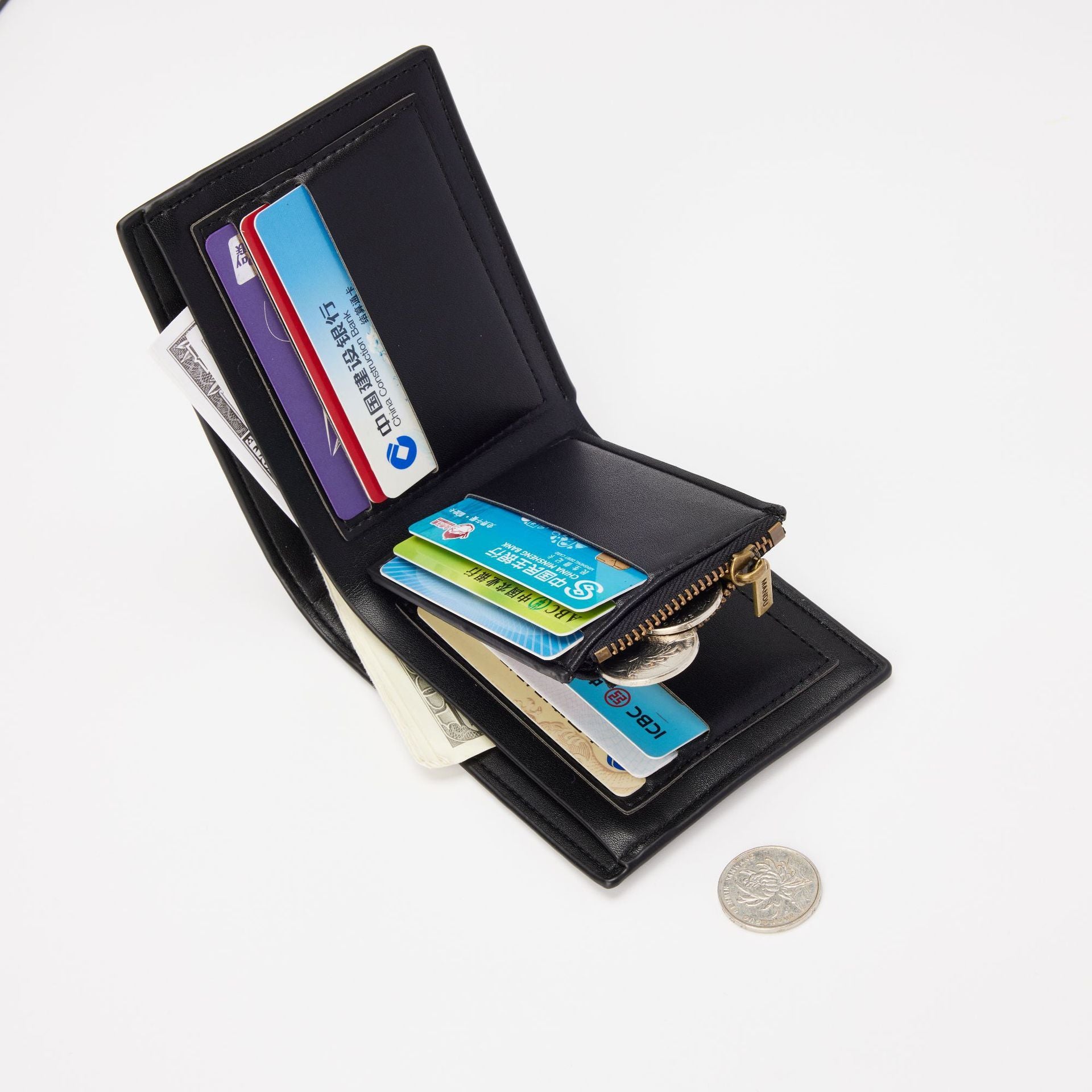 Ultra Light Wear-resistant Anti-theft Brush Multifunctional PU Wallet