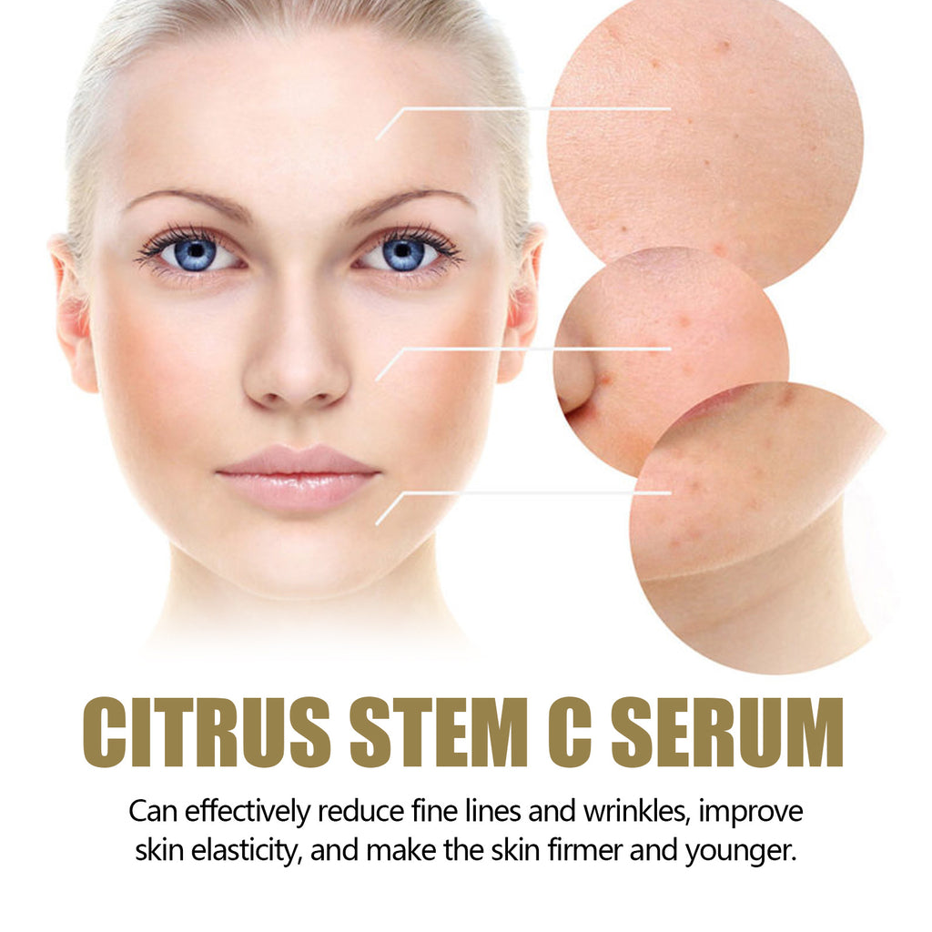 Hoygi Citrus Stem C Serum, Reduce Wrinkles Improve Skin Elasticity Firming And Lifting Anti-Aging Serum