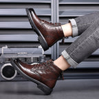British Style All-matching Work Clothes Ankle Boots Fashion Haulage Motor Leather Boots