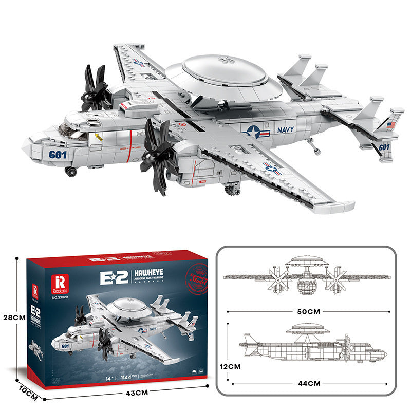 Military Building Blocks Fighter Puzzle Assembling Building Blocks