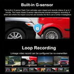 Driving Recorder HD 1080P Three-lens Parking Monitoring With Reversing Image