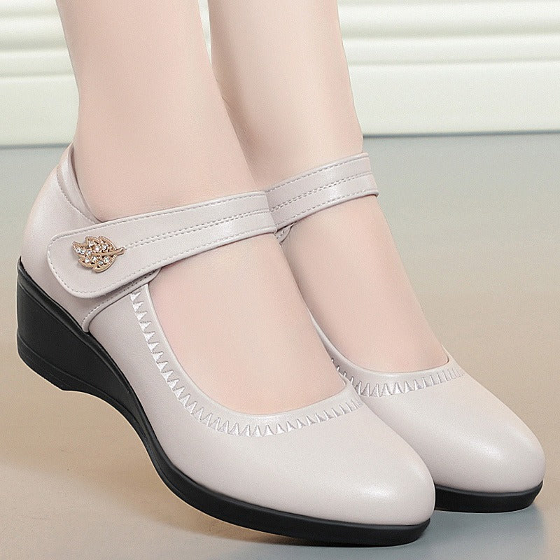 One-strap Women's Magic Stick Shoes Comfortable Wedge Soft Sole Shoes