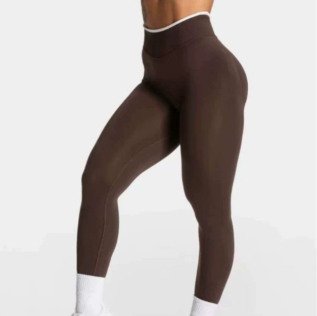 Peach Hip Yoga Pants Women's High Top Sports Running Workout Pants