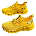 Large Size Autumn Fly Woven Mesh Casual Running Shoes