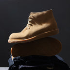 Imported Waterproof Suede Cowhide Desert Boots Men's Outdoor Worker