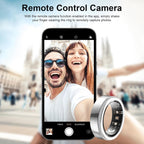 2025 New Smart Ring For Women Luxury Elegant Diamond Ring With Visible Tech Core Heart Rate Sleep Tracker Fitness Health Monitor IP68 Waterproof  Compatible