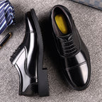 Black Business Formal Men's Leather Shoes