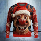 New 3D Printed Unisex Christmas Eve Round Neck Printed Sweatshirt