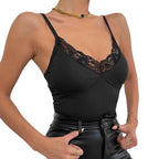 Women's Lace Camisole Backless Slim Versatile Tank Top