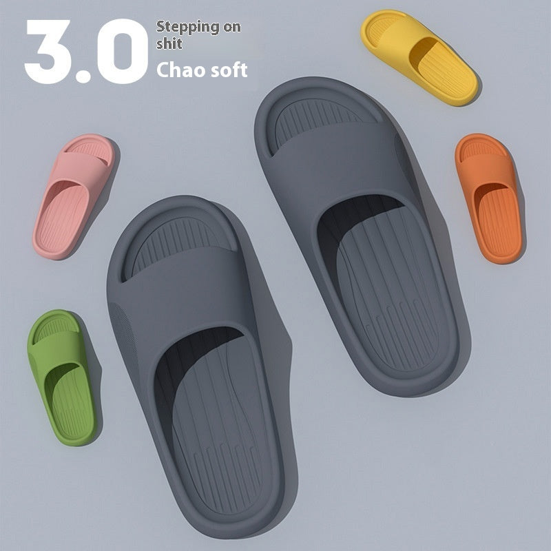 Men's Summer Slip-on Thick-soled Slippers For Outer Wear
