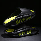 Men's Slippers Thick Bottom For Outdoors Trendy Non-slip Wear-resistant