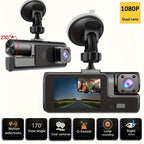 Driving Recorder HD 1080P Three-lens Parking Monitoring With Reversing Image