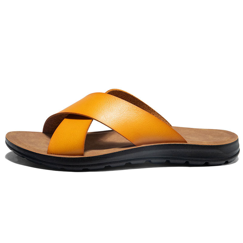 Men's Slippers Outer Wear Plus Size Beach Shoes
