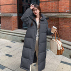 Women's Mid-length Over-the-knee Cotton Coat