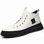 High-top Men's Shoes Winter Men's Leather Shoes Leather Casual