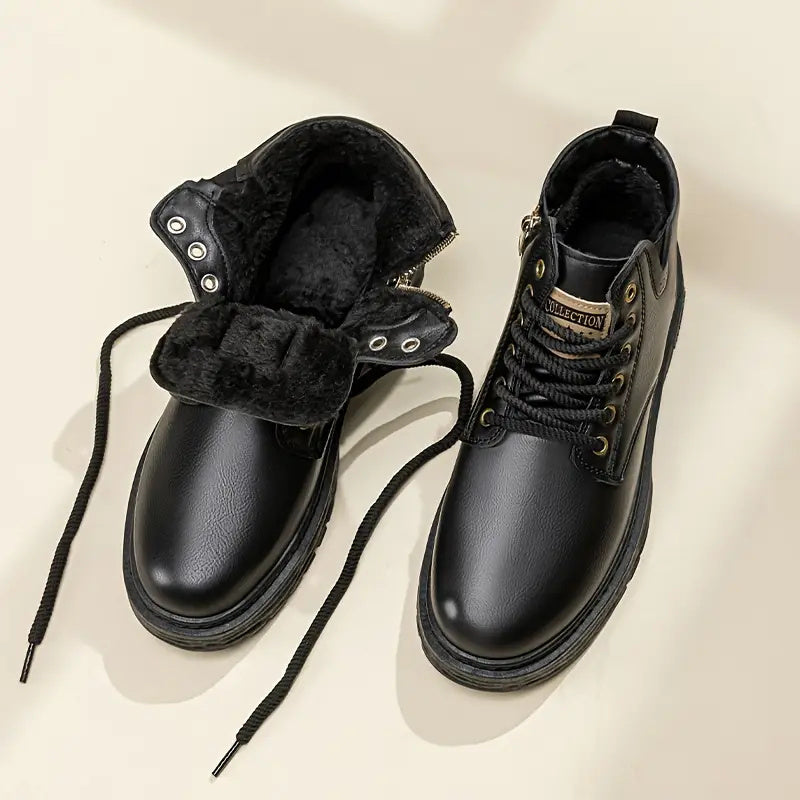 Retro British Style Work Ankle Boots Male