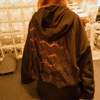New Women's Fashion Versatile Hooded Long-sleeve Backless Hollowed-out Sweatshirt