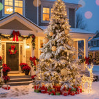 6PCS Set Glass Christmas Ball Ornaments Shimmering Hanging Decorations For Holiday Tree & Party Festive Xmas Decor FBA Shipment - The Premium