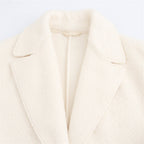 Women's Elegant Commuter Lapel Single-breasted Wool Coat