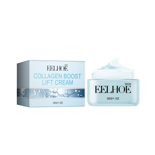 EELHOE Collagen Boost Lift Cream, Lighten Wrinkles By Moisturizing And Firming Skin Anti-Aging Cream