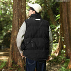 Double-sided Wear Down Cotton Vest Men And Women Winter Thicken Thermal