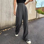 Women's New Versatile Straight-leg Loose Wide-leg Pants