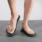 Men's Trendy Rubber Non-slip Fashion Flip-flop Beach Slippers