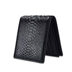 Men's Short Casual Leather Large Capacity Horizontal Wallet