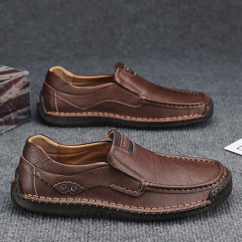 Large Size Handmade Stitching Men's Shoes Outdoor