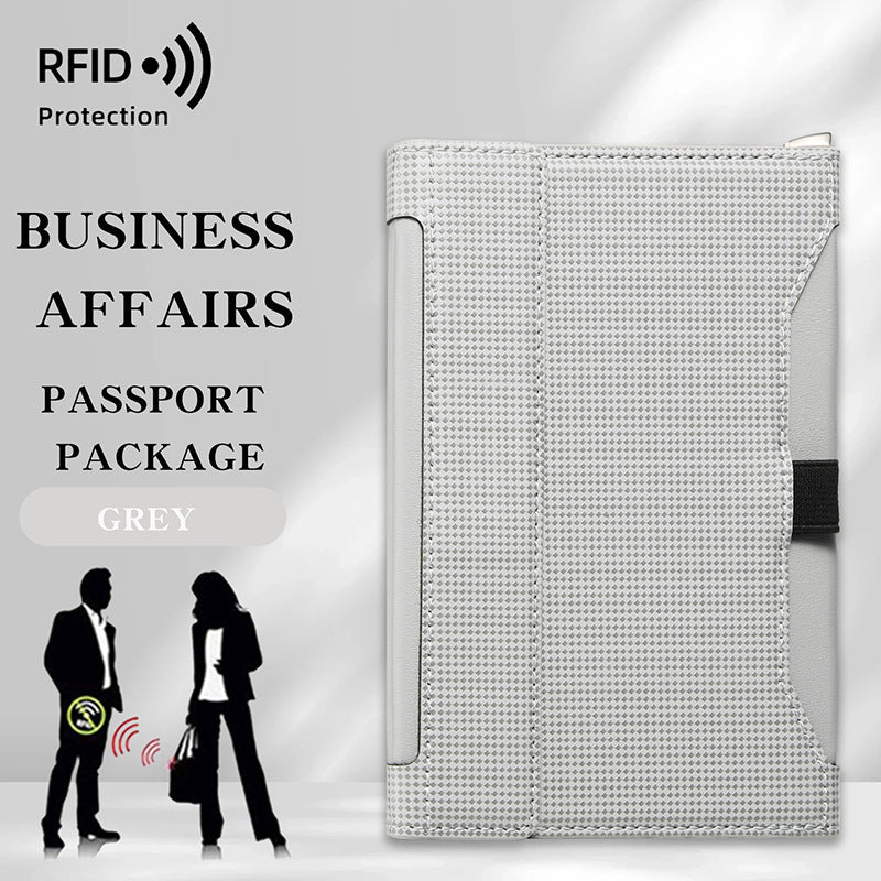 Anti-theft Swiping Stylish And Versatile Large Capacity Passport Case