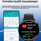 Smart Watch Non-Invasive Blood Glucose Body Temperature Blood Pressure Blood Oxygen Automatic Measurement ECG Ppg Blood Lipid Health Manager